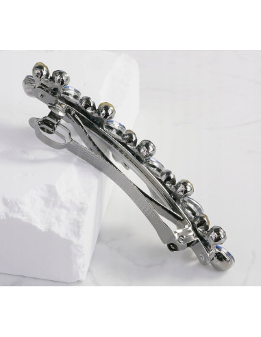 Klamra Francuska do włosów 5 MOTYLI GRANATOWE...