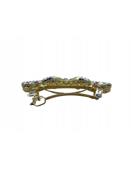 Klamra francuska ZŁOTY MOTYL WYSADZANY KRYSZTAŁKAMI Lolita Accessories