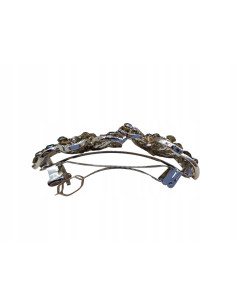 Klamra francuska DWA MIODOWE KWIATY Z KRYSZTAŁKAMI Lolita... 2