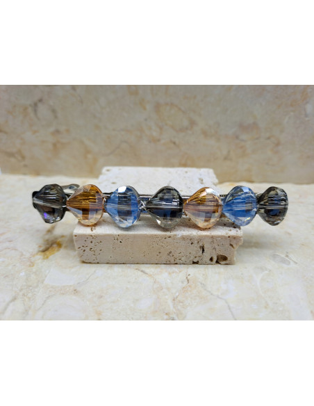 Klamra francuska 7 KOLOROWYCH KAMIENI Lolita Accessories