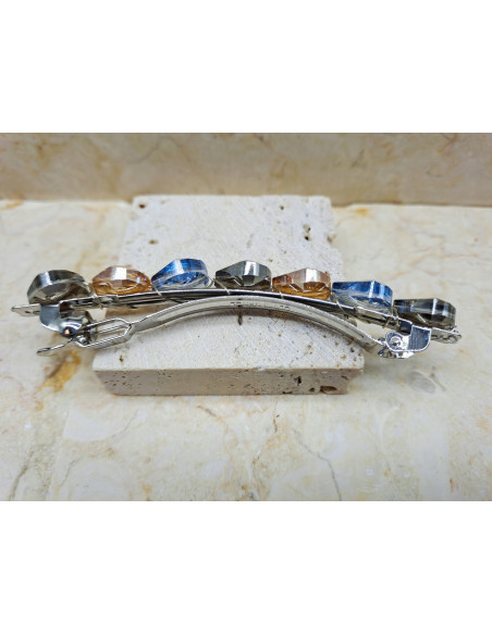 Klamra francuska 7 KOLOROWYCH KAMIENI Lolita Accessories