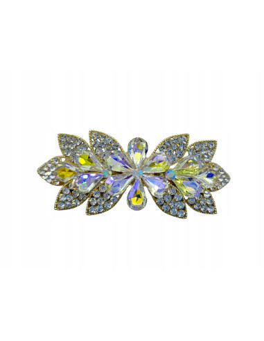 Klamra francuska CRYSTAL AB KWIAT Z KRYSZTAŁKAMI Lolita Accessories