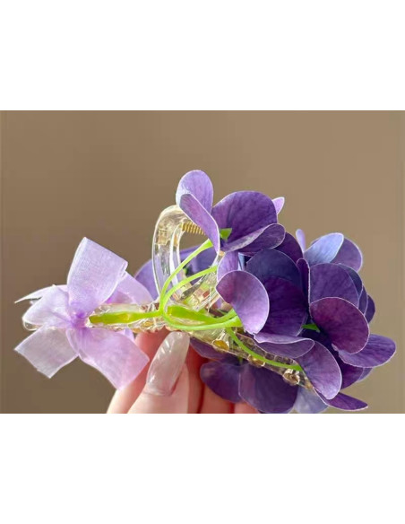 KLAMRA DO WŁOSÓW z kwiatami z KWIATEM HAWAJSKIE KWIATY Lolita AKCESORIA