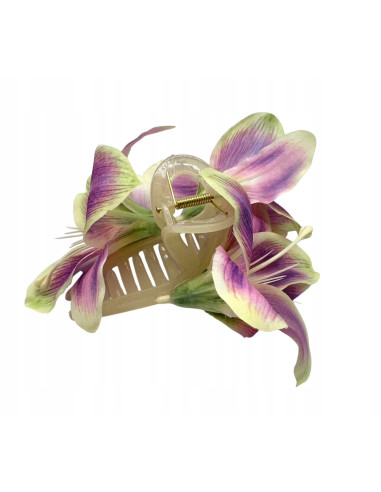 KLAMRA DO WŁOSÓW z kwiatami z KWIATEM HAWAJSKIE...