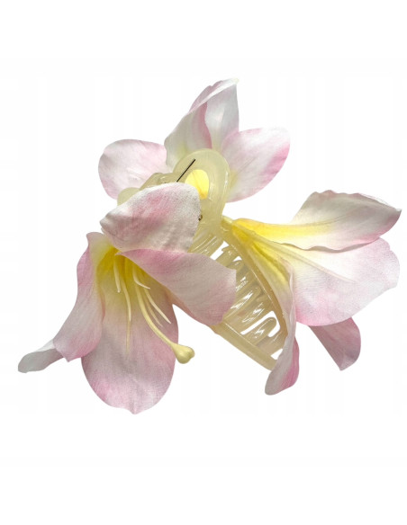 KLAMRA DO WŁOSÓW z kwiatami z KWIATEM HAWAJSKIE KWIATY Lolita AKCESORIA