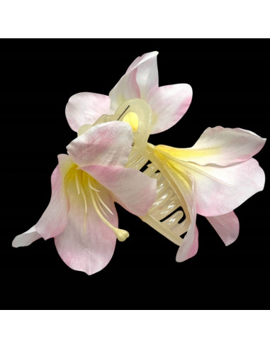 KLAMRA DO WŁOSÓW z kwiatami z KWIATEM HAWAJSKIE...