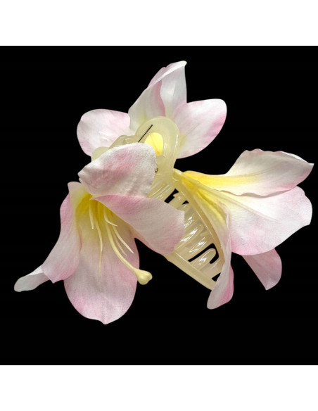 KLAMRA DO WŁOSÓW z kwiatami z KWIATEM HAWAJSKIE KWIATY Lolita AKCESORIA