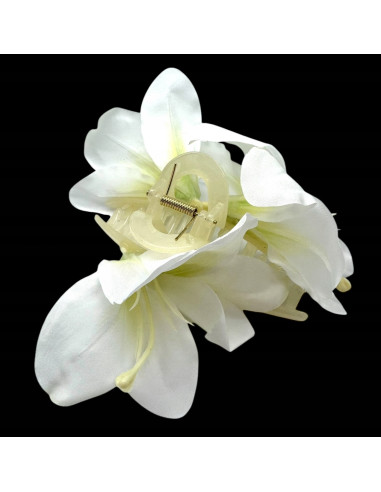 KLAMRA DO WŁOSÓW z kwiatami z KWIATEM HAWAJSKIE...