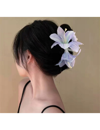 KLAMRA DO WŁOSÓW z kwiatami z KWIATEM HAWAJSKIE...