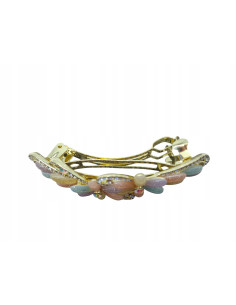 Klamra Francuska do włosów KOLOROWE KWIATKI Z CYRKONIAMI... 2