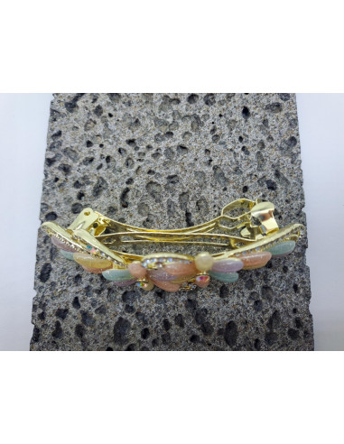 Klamra Francuska do włosów KOLOROWE KWIATKI Z...