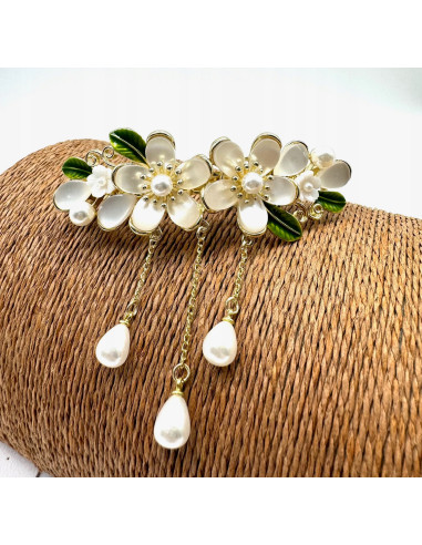 Klamra Francuska do włosów PERŁOWE KWAITY...