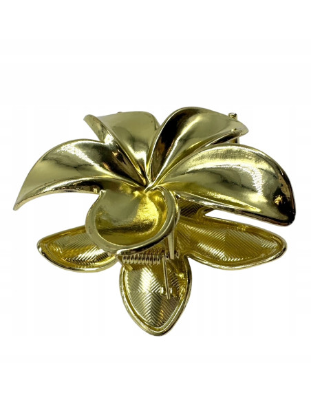 Klamra szczękowa HAWAJSKA do włosów KWIAT HAWAJSKI 5 CM PREMIUM