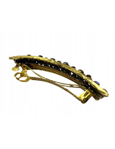 Klamra Francuska do włosów z CYRKONIAMI STARE ZŁOTO... 2