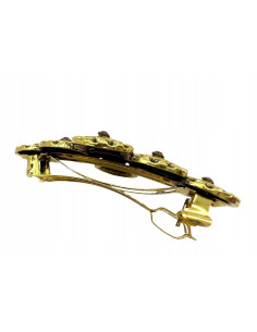 Klamra Francuska z kamieniami cyrkonie ROZETA Lolita... 2