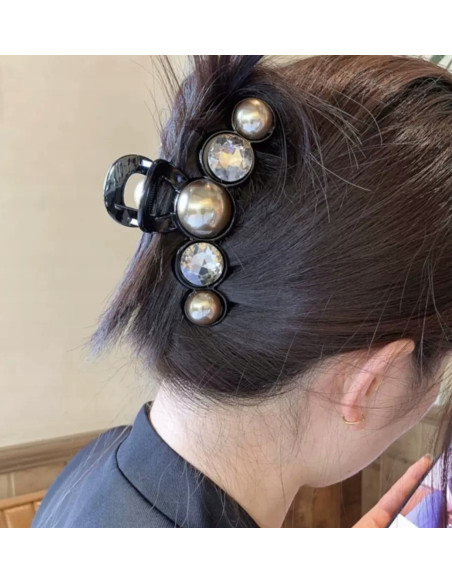 Klamra szczękowa DUŻE KAMIENIE BLYSK POŁYSK Lolita Accessories