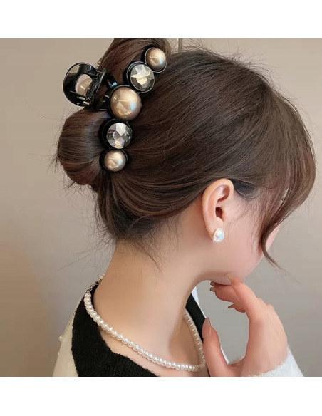 Klamra szczękowa DUŻE KAMIENIE BLYSK POŁYSK Lolita Accessories