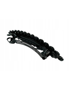 Klamra Francuska do włosów z CYRKONIAMI CZARNA Lolita... 2