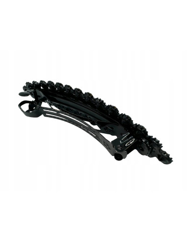 Klamra Francuska do włosów z CYRKONIAMI CZARNA...