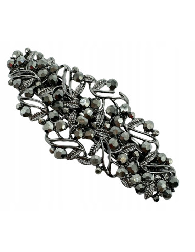 Klamra Francuska do włosów z CYRKONIAMI...