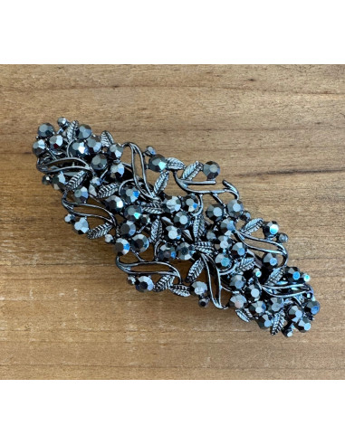 Klamra Francuska do włosów z CYRKONIAMI...