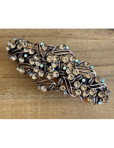 Klamra Francuska do włosów z CYRKONIAMI Lolita...