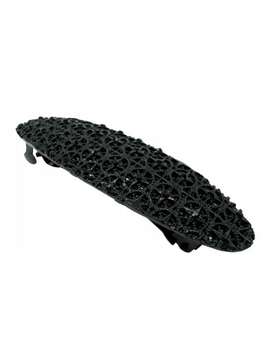 Klamra Francuska do włosów z CYRKONIAMI CZARNA...