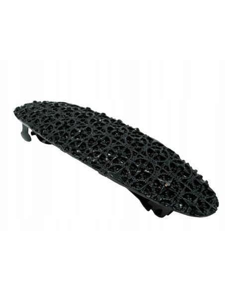 Klamra Francuska do włosów z CYRKONIAMI CZARNA Lolita Accessories