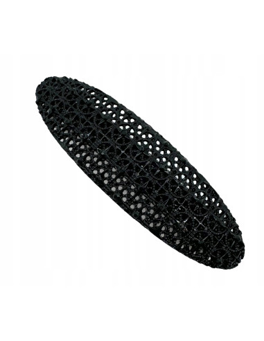 Klamra Francuska do włosów z CYRKONIAMI CZARNA...