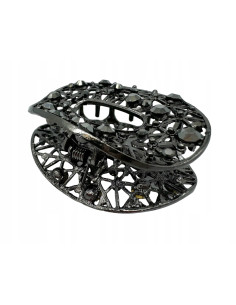 Klamra szczękowa AŻUROWA do włosów GRAFIT Lolita Accessories 2