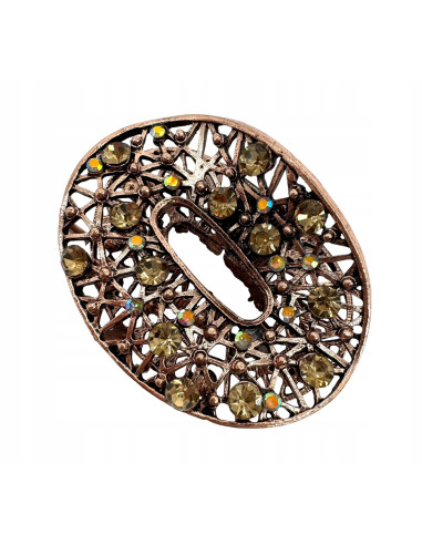 Klamra szczękowa AŻUROWA do włosów MIEDZIANY...