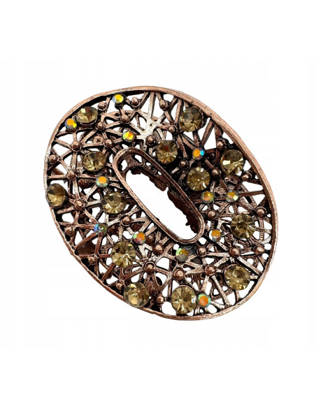 Klamra szczękowa AŻUROWA do włosów MIEDZIANY Lolita Accessories