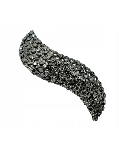 Klamra Francuska do włosów z CYRKONIAMI...