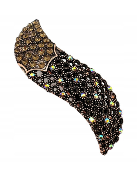 Klamra Francuska do włosów z CYRKONIAMI Lolita Accessories KOLOR MIEDZIANY