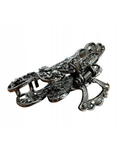 Klamra szczękowa AŻUROWA do włosów GRAFIT Lolita Accessories 2