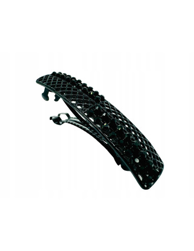 Klamra Francuska z kamieniami cyrkonie AŻUROWA...