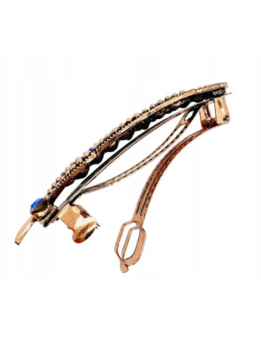 Klamra Francuska z kamieniami cyrkonie...