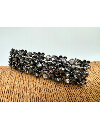 Klamra Francuska z kamieniami cyrkonie...