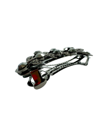 Klamra Francuska z kamieniami cyrkonie...