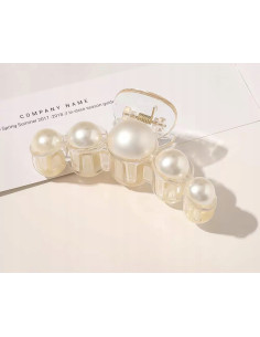 Klamra do włosów z PERŁAMI akryl ozdoba do włosów Lolita...