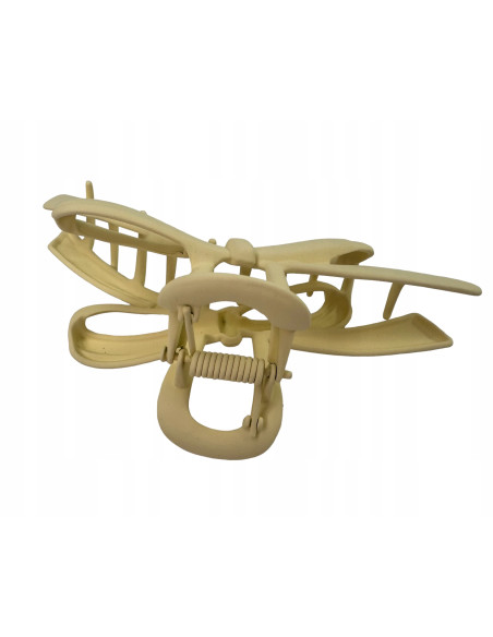 Klamra do włosów brązowa Kokarda kolory Nude ecru Lolita Accessories