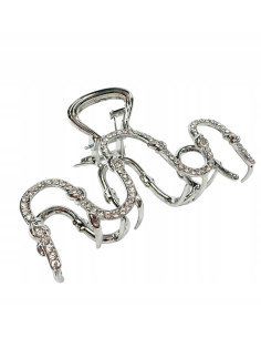 Metalowa Klamra do włosów Lolita Accessories srebrna z... 2