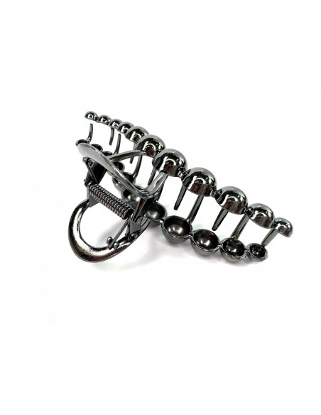 Metalowa Klamra do włosów Duży Lolita Accessories Grafitowa