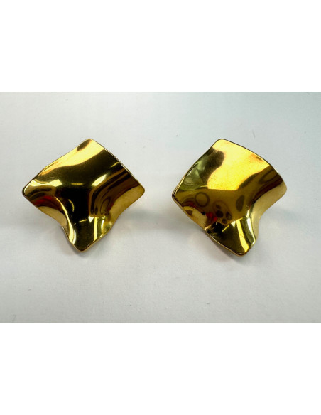 Kolczyki STAL CHIRURGICZNA Lolita Accessories złote VINTAGE jak LATA 80-te