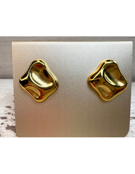 Kolczyki STAL CHIRURGICZNA Lolita Accessories złote VINTAGE jak LATA 80-te