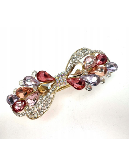 Klamra Francuska z kamieniami cyrkonie kolory Lolita Accessories