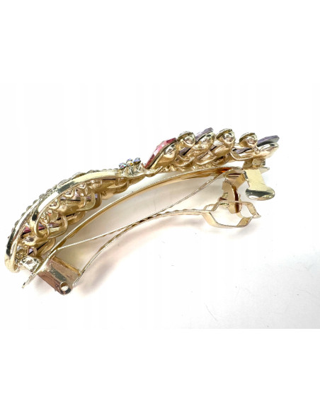 Klamra Francuska z kamieniami cyrkonie kolory Lolita Accessories