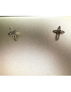 Kolczyki stal chirurgiczna Lolita Accessories srebrny... 2