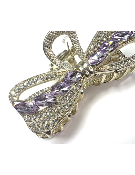 Klamra do włosów z kamieniami zdobiona Lolita Accessories złota