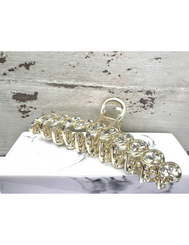 Klamra do włosów z kamieniami zdobiona Lolita...